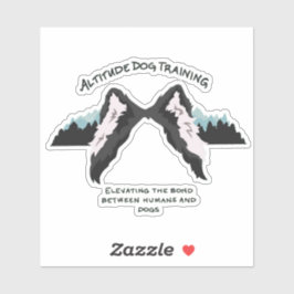 Adesivo de corte de treinamento de cão de altitude
