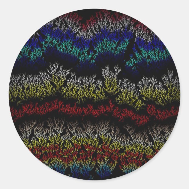 Adesivo de crescimento de coral simulado (Frente)