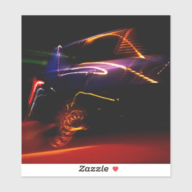 adesivo de dança de carro roxo (Folha)