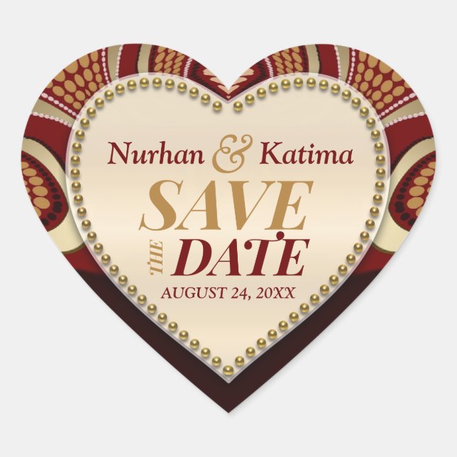 Adesivo de data de reserva Tribal Earth (Frente)