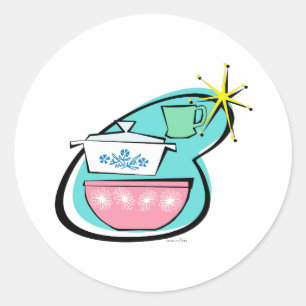 Adesivo de Design de Cookware Atômica