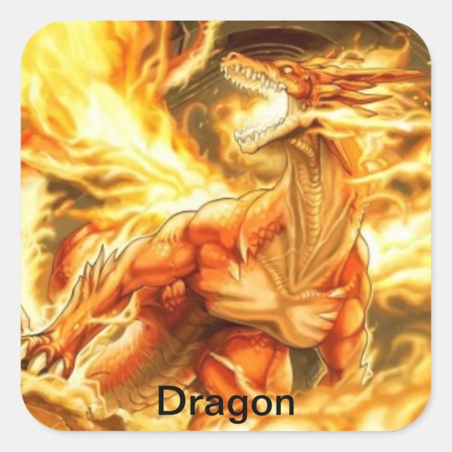 adesivo de dragão (Frente)