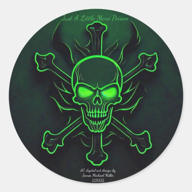 adesivo de entretenimento por James Michael Miller (Frente)