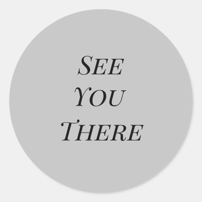 Adesivo de Envelope Nos Vemos Lá (Frente)