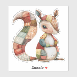 Adesivo de Esquilo de Corda