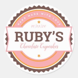 Adesivo de etiqueta de cozinha de padaria