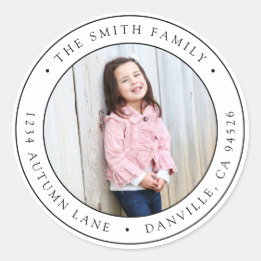 Adesivo de Etiqueta de Endereço de Remetente de Fo