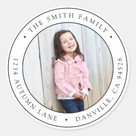 Adesivo de Etiqueta de Endereço de Remetente de Fo