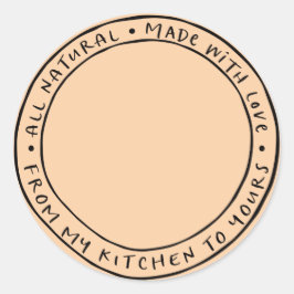 Adesivo de etiqueta natural orgânico Jar / Spice