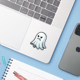 Adesivo de Fantasma Mal-humorado – Boo Fofo e Irri