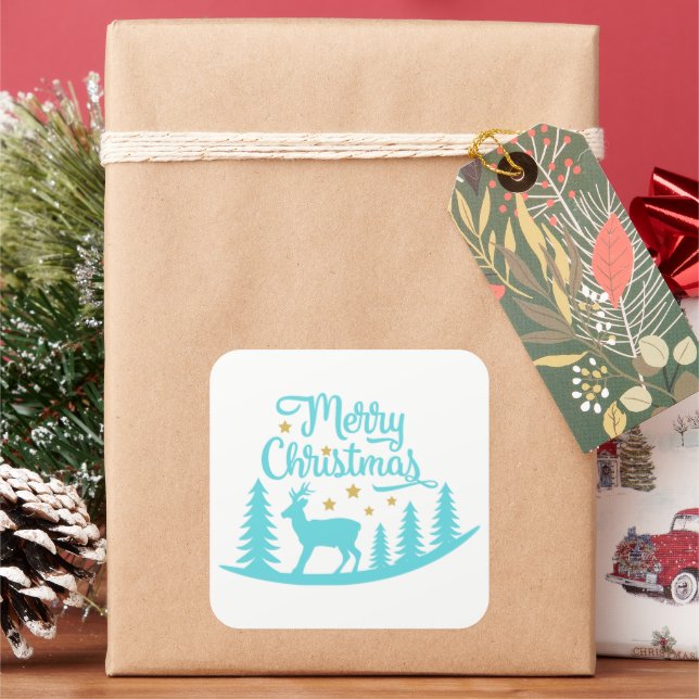 Adesivo de Férias de Férias de Crenas de Natal (Feriado)