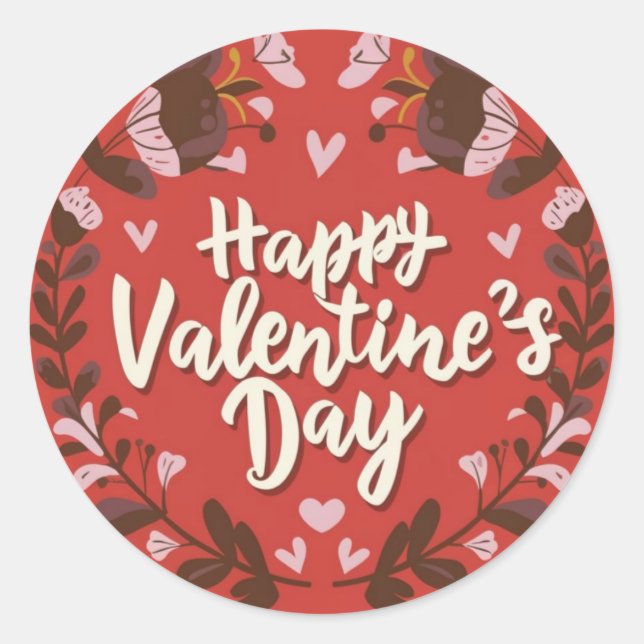 Adesivo de férias em forma de recorte de feliz dia (Frente)