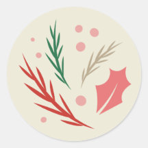 Adesivo de Férias Retro Moderno