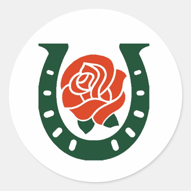 Adesivo de ferradura de feriado (Frente)