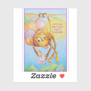 Adesivo de Festa de aniversário para crianças