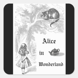 Adesivo de Festa Temática Vintage Alice no País da