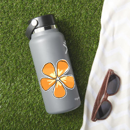 Adesivo de flor laranja Mão Caprichosa