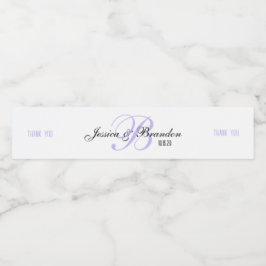 Adesivo de Garrafa de Água de Casamento WW-006v2