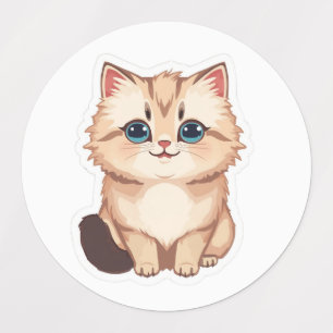 Adesivo de Gatinho Fofo