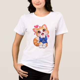 Adesivo de Gato Fofo Espantado