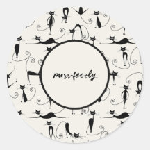 Adesivo de Gato Personalizável