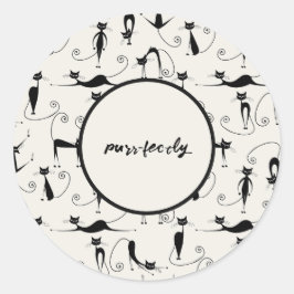 Adesivo de Gato Personalizável