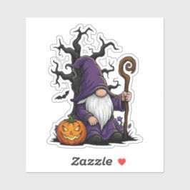 Adesivo de Gnomo de Halloween