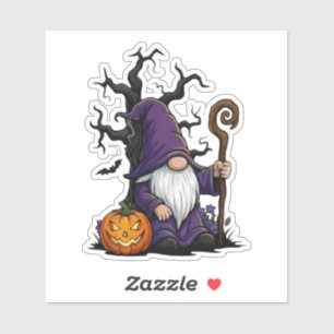 Adesivo de Gnomo de Halloween