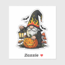 Adesivo de Gnomo de Halloween