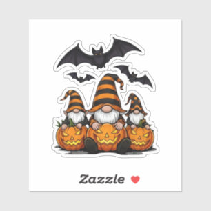Adesivo de Gnomo de Halloween