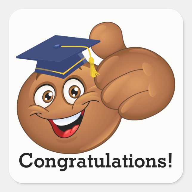 Adesivo de graduação de sorriso (Frente)