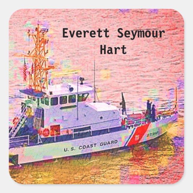 Adesivo de Guarda costeira (Frente)