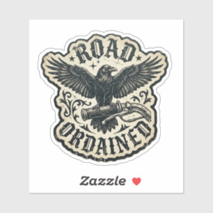 Adesivo de guidão de motoqueiro Road Ordained Rave