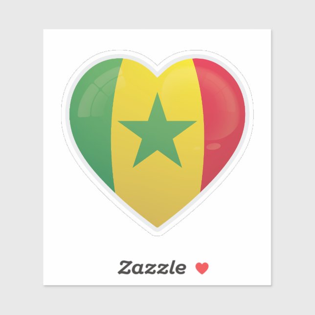 Adesivo de ícones de amor no Senegal (Folha)