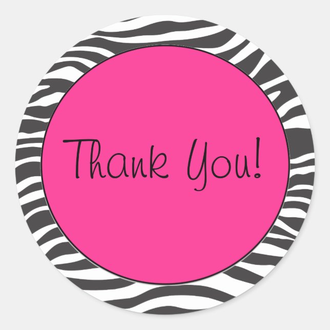 Adesivo de impressão zebra (Frente)