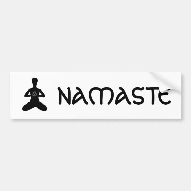 Adesivo de ioga NAMASTE (Frente)