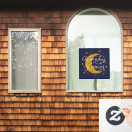 Adesivo de janela para negócios ou casa do Eid Ram