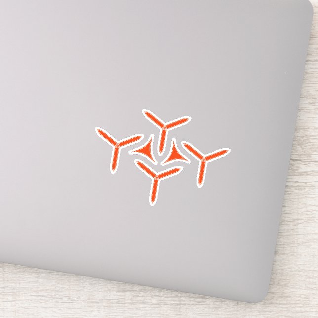 Adesivo de lâmina gótica (Detalhe)