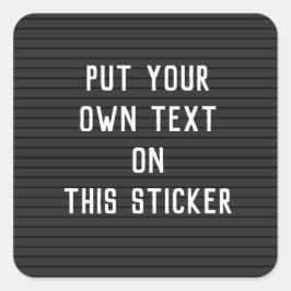 Adesivo de letterboard personalizado