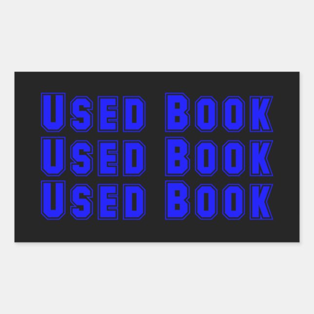 Adesivo de livro usado (Frente)