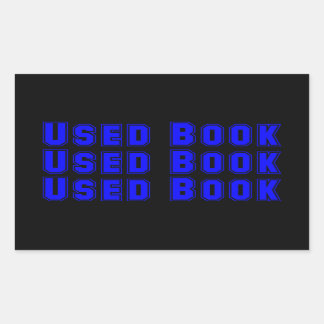 Adesivo de livro usado