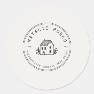 Adesivo de logotipo personalizado