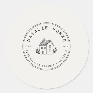 Adesivo de logotipo personalizado