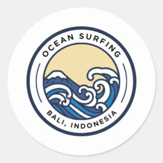 Adesivo de logotipo redondo