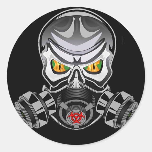 Adesivo de logotipo tóxico (Frente)