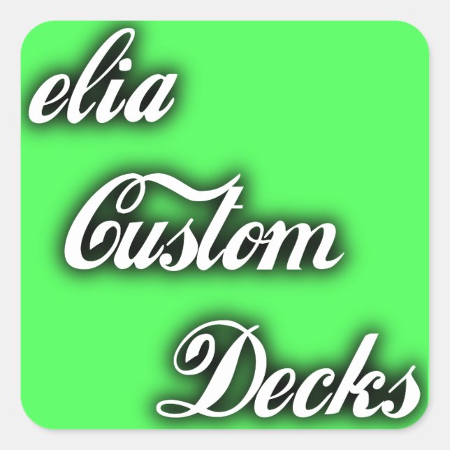 adesivo de logotipo verde (Frente)