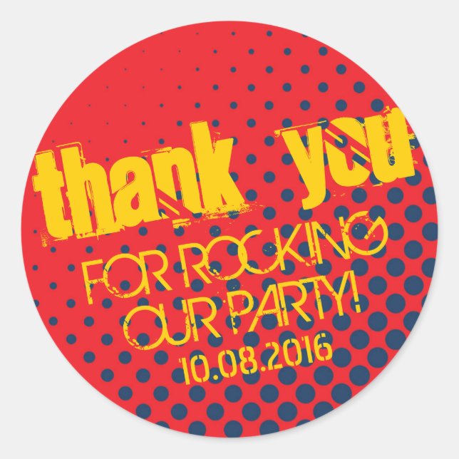 Adesivo de meia-tonalidade vermelho e azul para Fe (Frente)