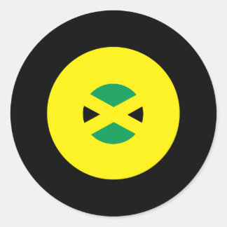 Adesivo de Mod Round Jamaicano