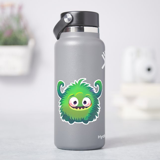 Adesivo de monstro caprichoso para crianças (HidroFlask)