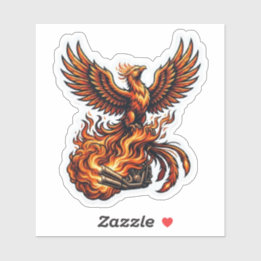 Adesivo de Motoqueiro de Phoenix — Decalque de Cha